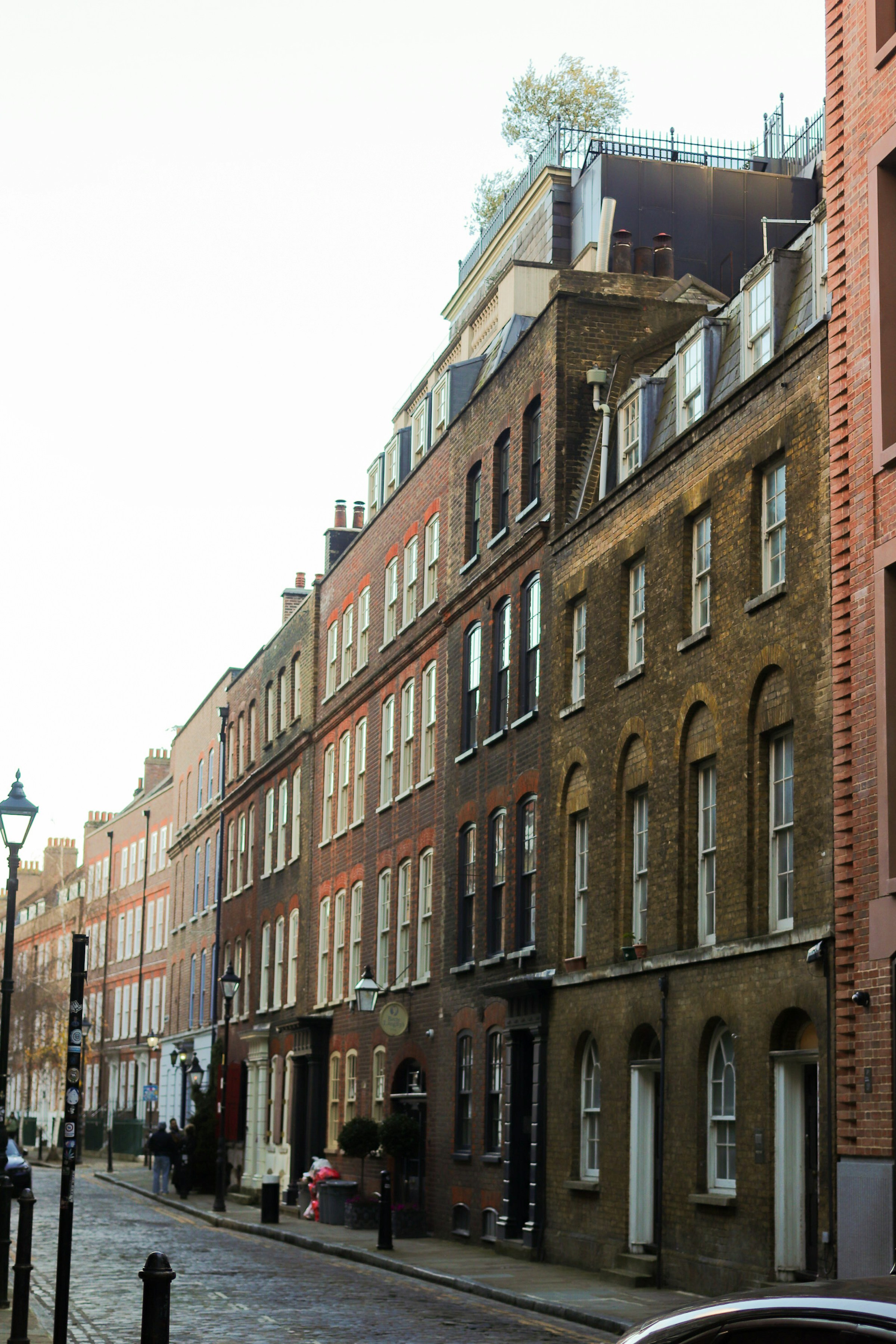 Victorian terraced street, characteristic of Camberwell