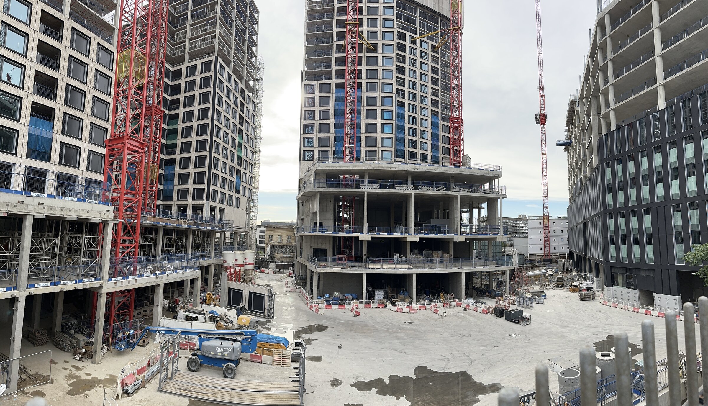 Elephant & Castle skyline during the 2020s regeneration build-out
