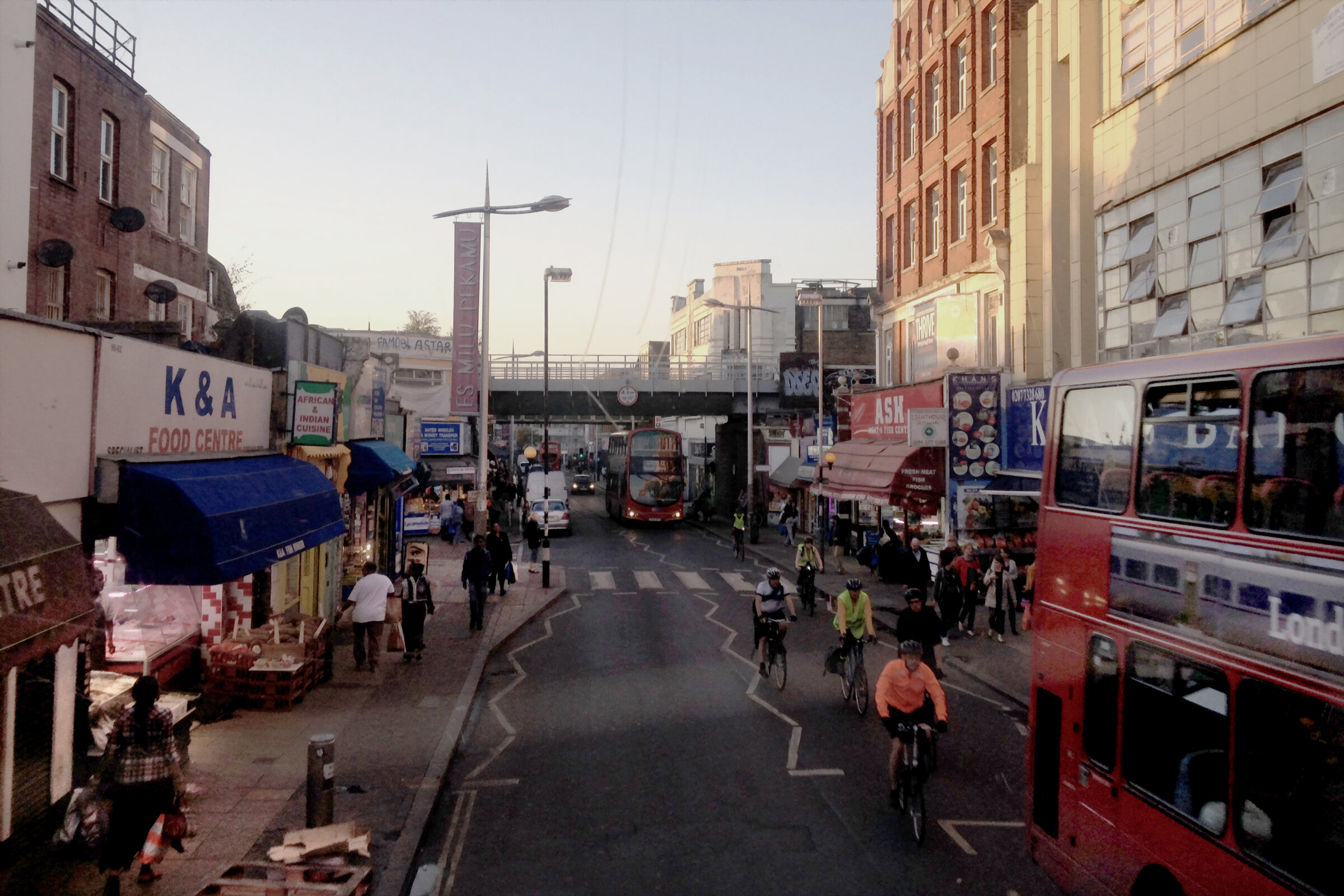 Rye Lane, Peckham — the area's main shopping street
